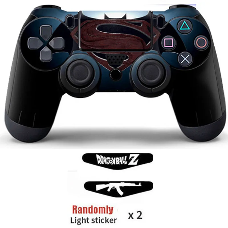 Защитная крышка наклейка для PS4 контроллер кожи для Playstation 4 Pro тонкий Наклейка аксессуары 10 видов стилей