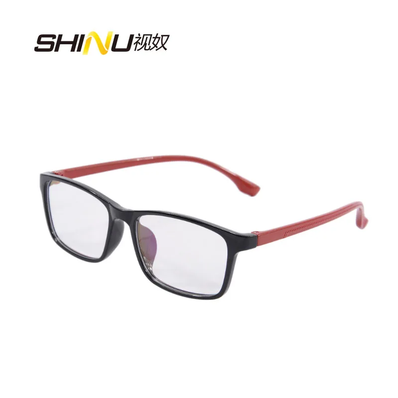 

SHINU brand designer optical frames black eyeglasses frame eye glasses for men women oculos sem grau com lente SH014