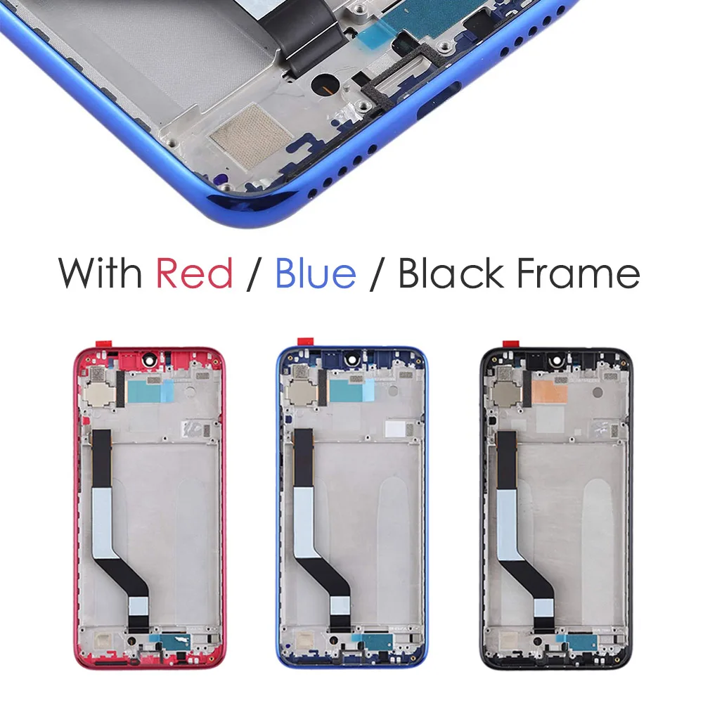 6 3 &quotдля Xiaomi Redmi Note 7 Pro ЖК-дисплей с рамкой кодирующий преобразователь сенсорного
