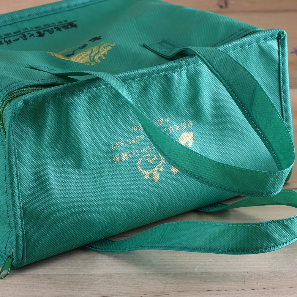 Нетканый охладитель нетканый ланч мешок принимается депонирование|lunch bag|bag lunch