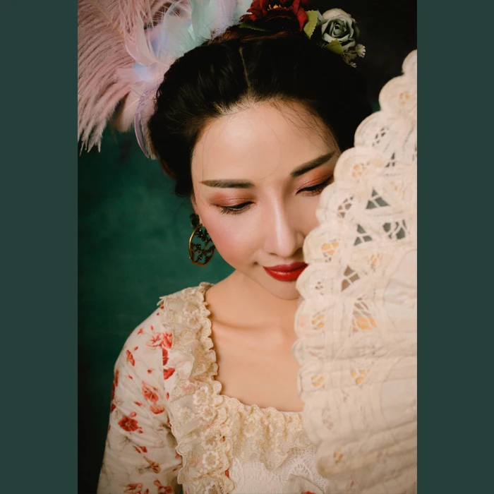 Женское винтажное платье из хлопка и льна LYNETTE'S в стиле пэчворк оригинальный