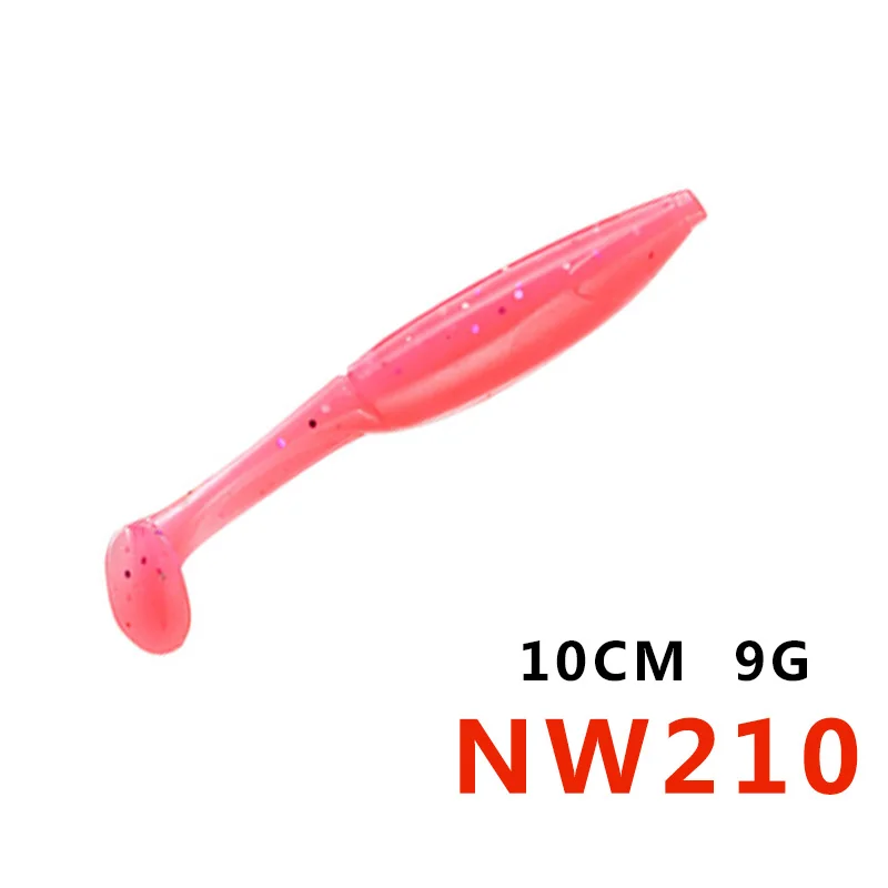 Noeby бренд S8019 7 см 10 см Сделано с японской технологией Мягкая приманка leurre peche brochet hunthouse - Цвет: 100mm9gNW210