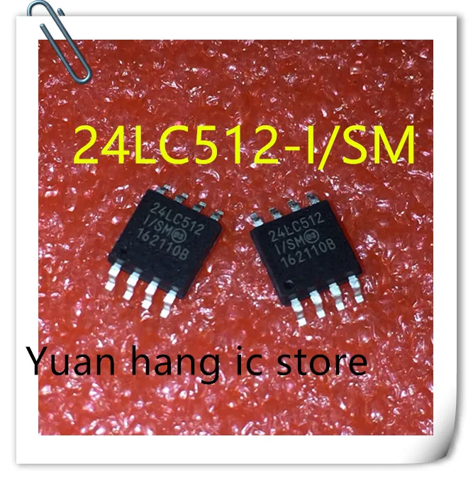 

10PCS/LOT 24LC512-I/SM 24LC512 SOP-8