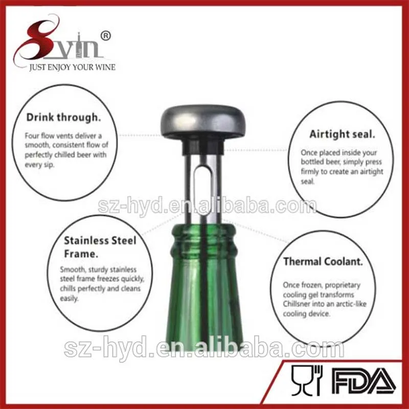 Svin 2pcs Instant Stainless Steel Beer Chiller Sticker for Promotion Gift Enfriador De Cerveza Cubo Cooler Para Cerveja Bottle | Дом и сад