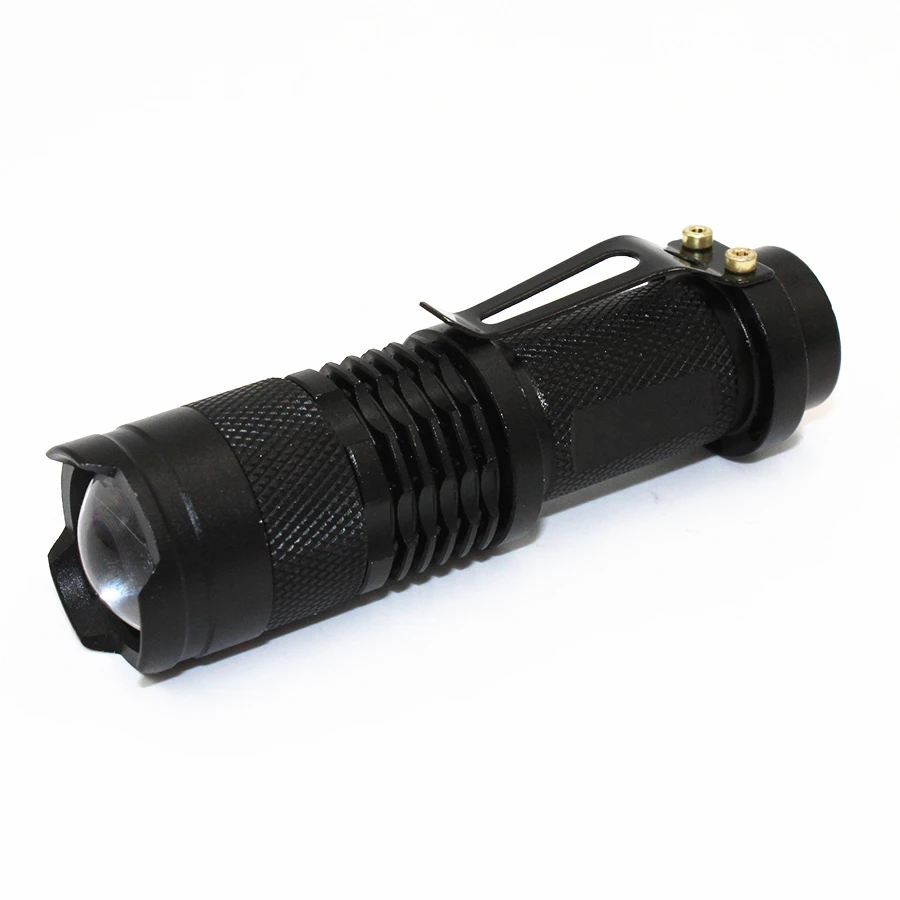 Мини Портативный алюминиевый 3 режима фонарь 5 W 350LM XPE Q5 светодиодный светильник с