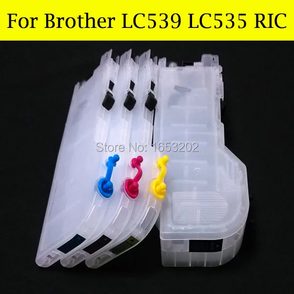 

12 шт./лот для принтеров Brother DCP-J100X J105 с чернильным картриджем LC539 LC535X
