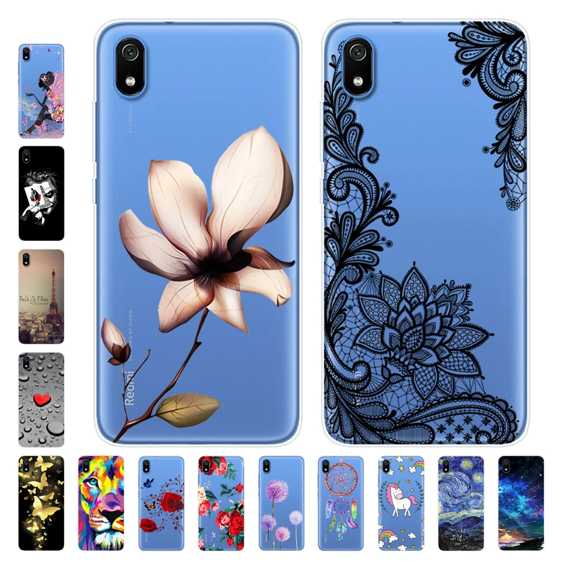 Мультяшный чехол для Xiaomi Redmi 7A мягкий силиконовый накладка телефона 7 A Redmi7A Note