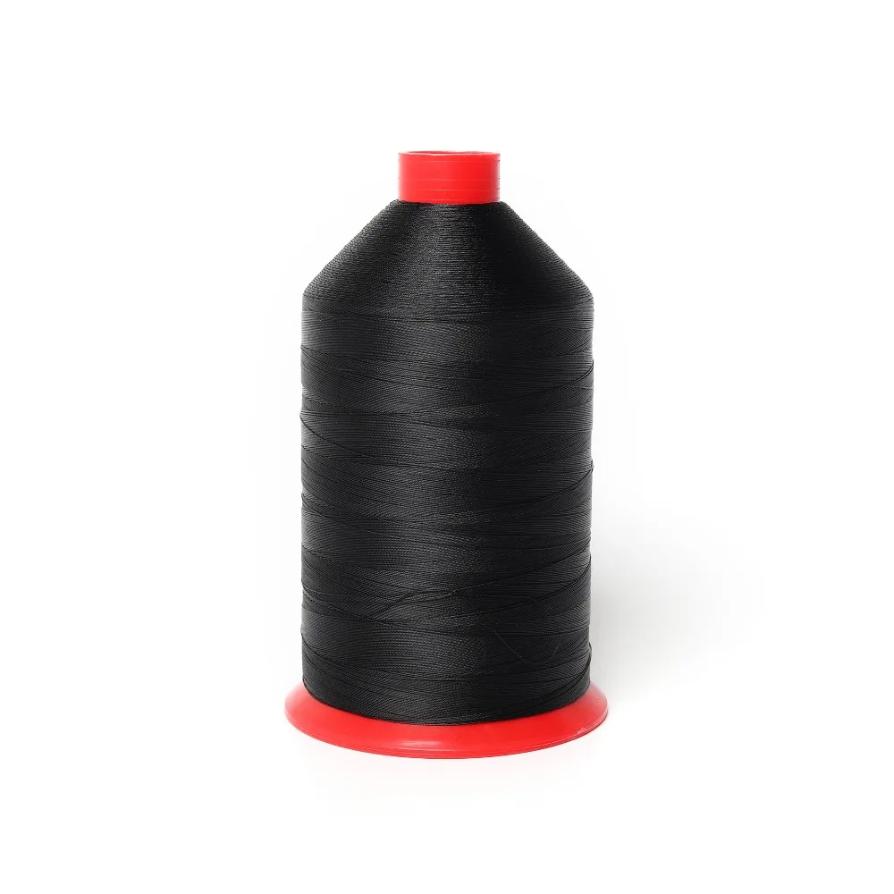 Tex70(V69) 1LB/spool черная нейлоновая нить для кожи и обивки обуви кожаные швейные нитки, 6200 ярдов