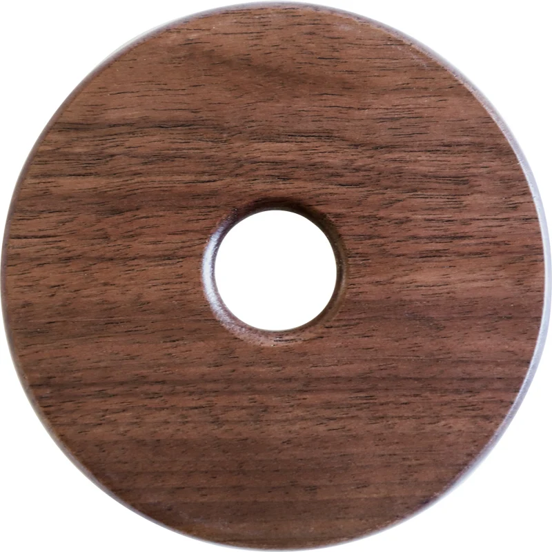

Creative black walnut coaster solid wood insulation mat cup mat set kung fu tea set accessories cup holder 6pcs/set