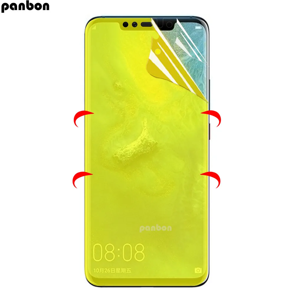 Мягкая Гидрогелевая пленка для Huawei mate 20 Pro защита экрана 3D 5D мягкая из ТПУ