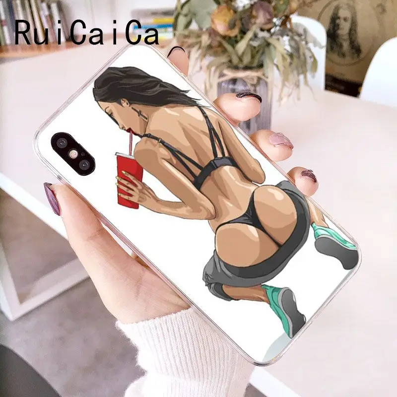 RuiCaiCa Сексуальная Девушка Лето Twerk It Swag на мягкий прозрачный ТПУ чехол для