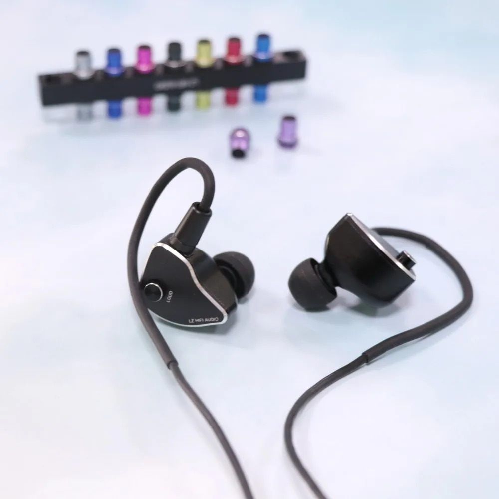 LZ A6 Tri-Hybrid 4-Way 6 драйверов наушники-вкладыши с DD+ 4BA+ пьезоэлектрический Suppertweeter MMCX/0,78 мм съемные Кабельные насадки