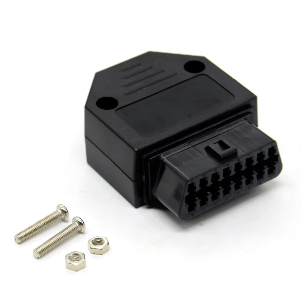 5 шт. штекер OBD2 16-контактный разъем адаптер OBD II OBDII J1962f 1962 в наличии бесплатная