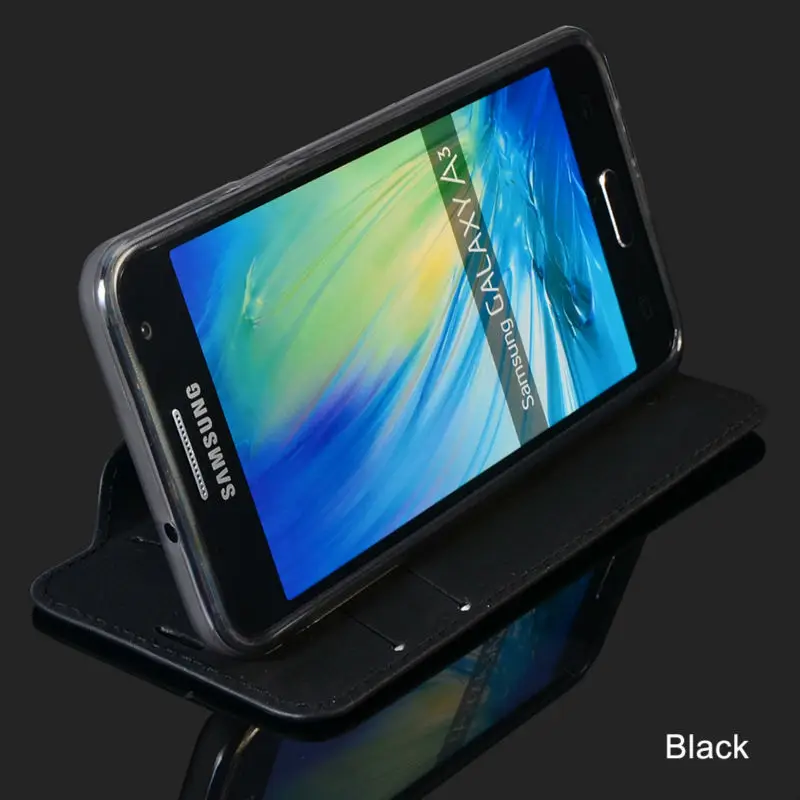 Для Samsung Galaxy A3 SM-A300 SM-A300F FU элегантные чехлы для телефонов-Ch мягкие ТПУ с подставкой и карманами для карт особенности откидная крышка идеально