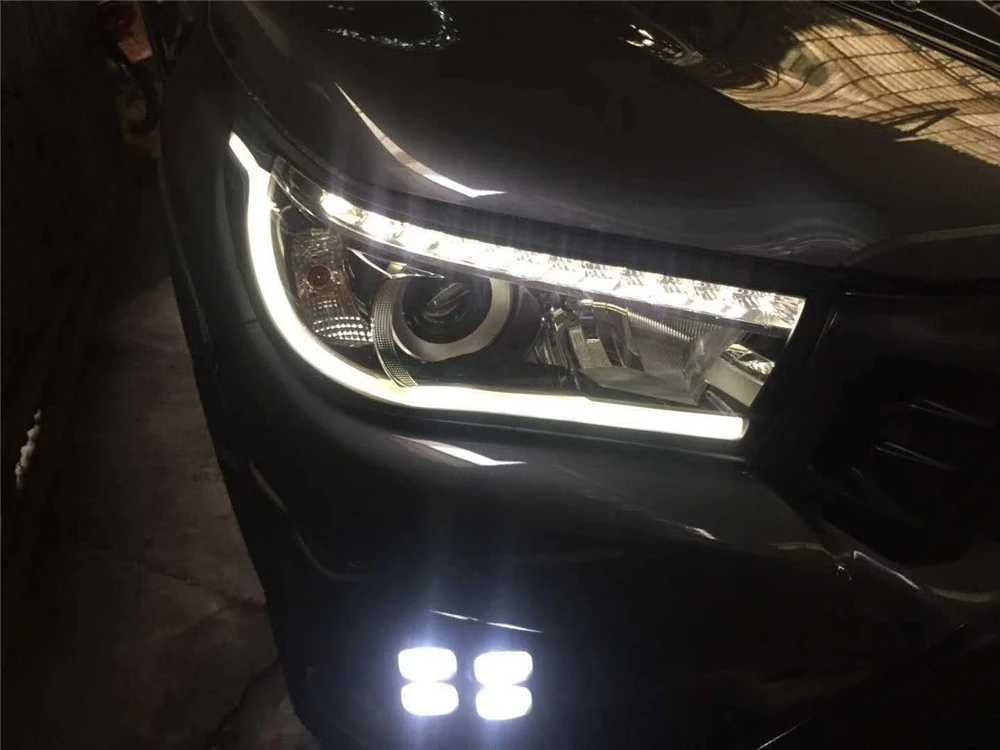 CSCSNL 1 пара светодиодный DRL Дневной светильник головной лампа Накладка подходит