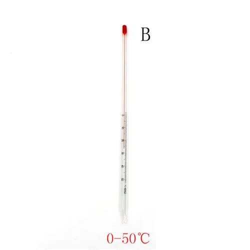 0 50/100 градусов по Цельсию Стекло термометр самогон лаборатория красный заполнены