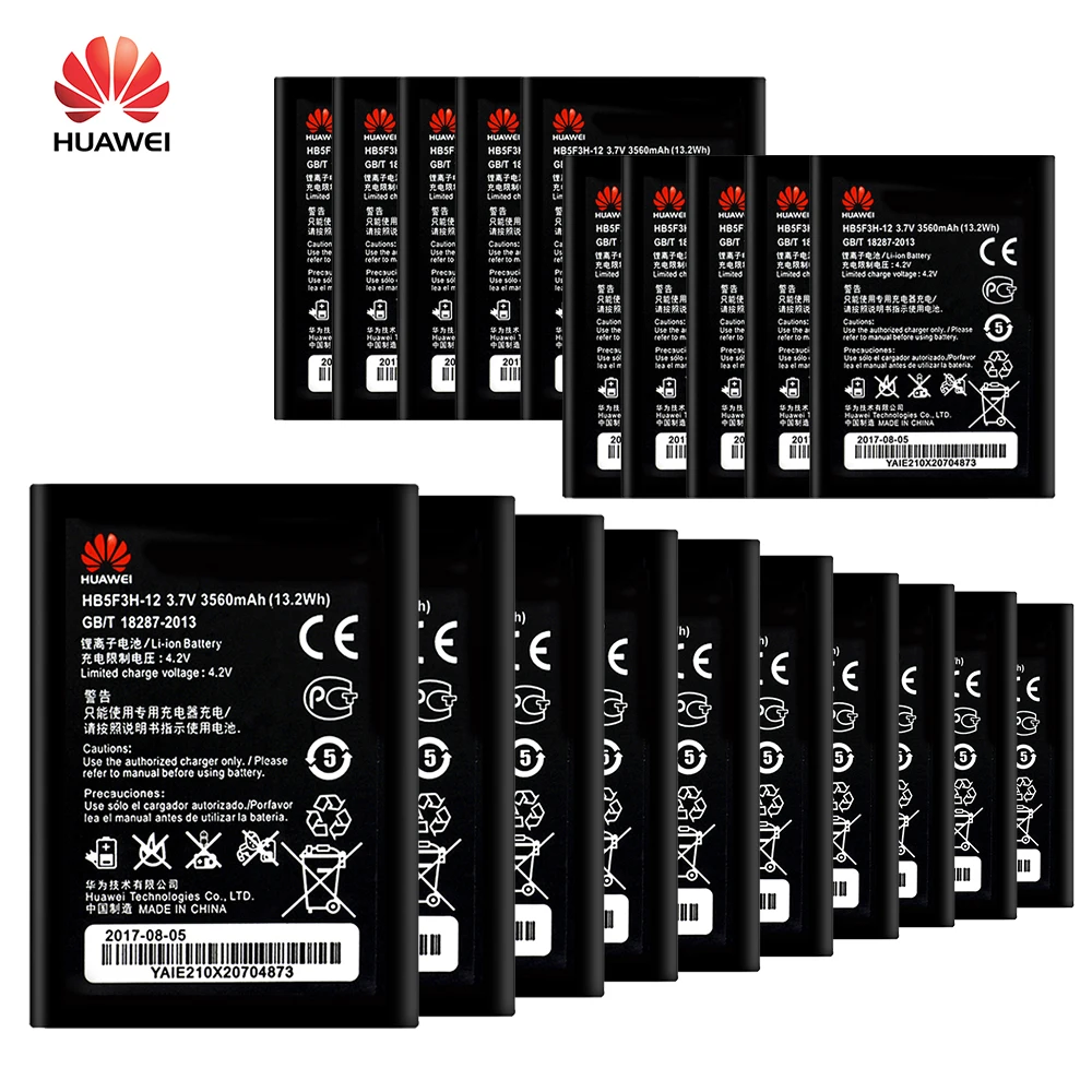 20 шт huawei оригинальный HB5F3H 12 Аккумулятор для E5372T E5372s E5775 4G LTE FDD Cat4 wifi роутер