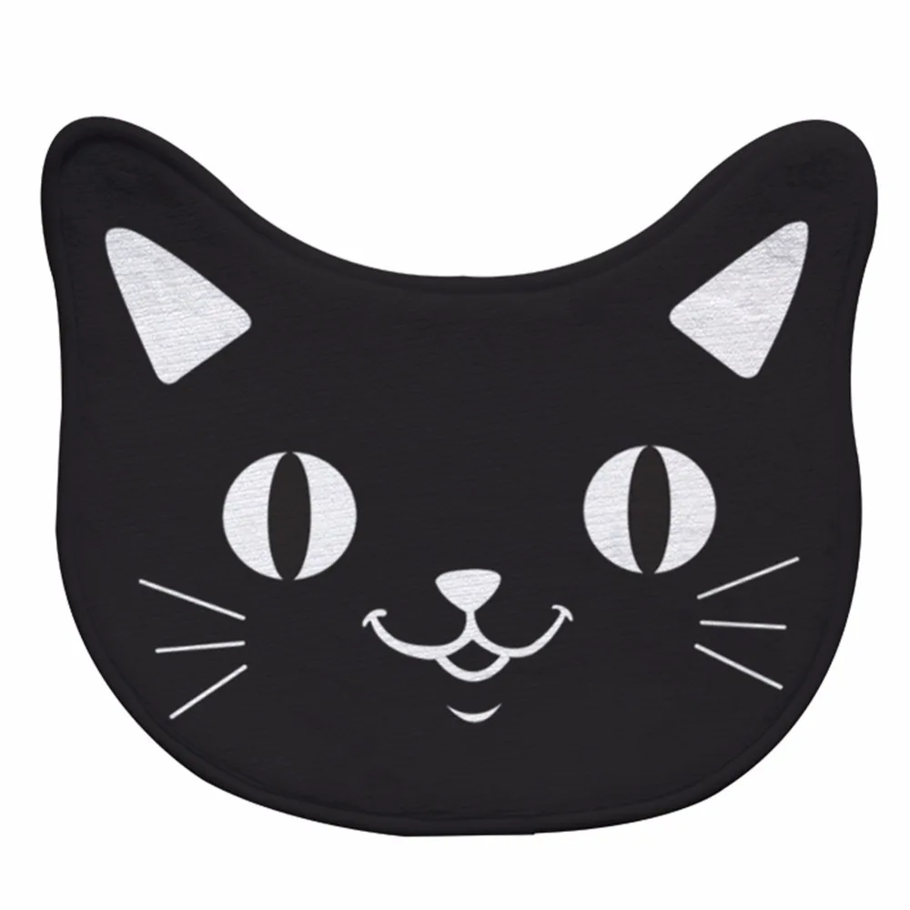 Новинка 2019 Kawaii добро пожаловать коврики в форме кошки ковер животного для