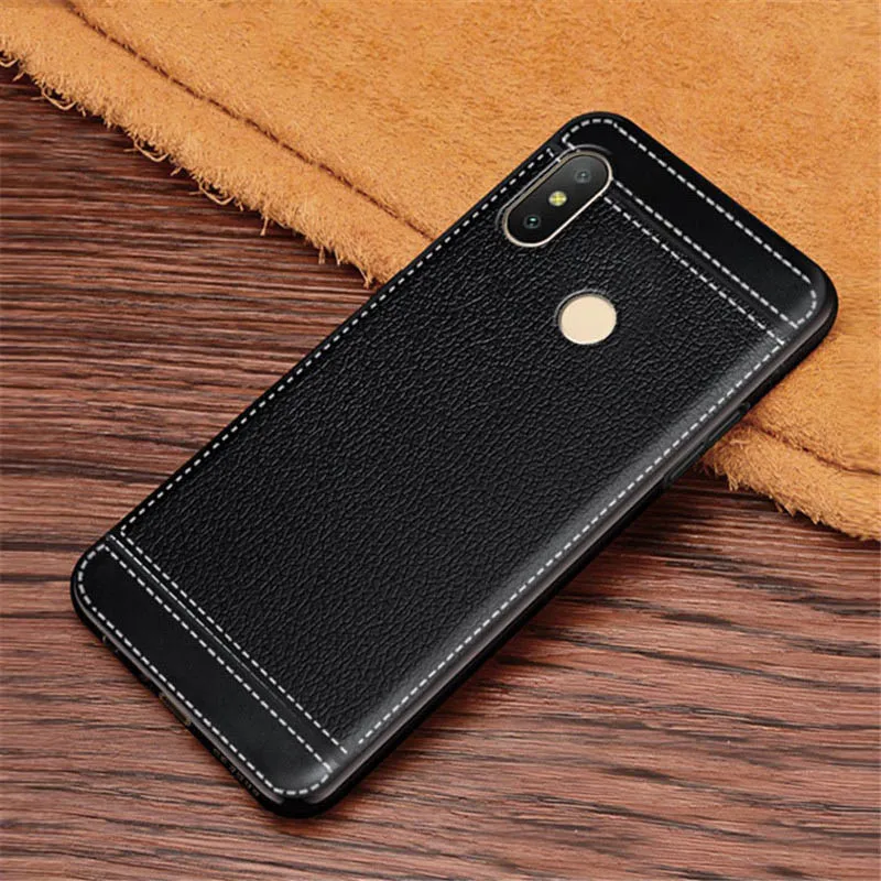 личи зерна копия кожаный кожа кожаные силиконовый чехол на xiaomi redmi note 6 pro чехлы