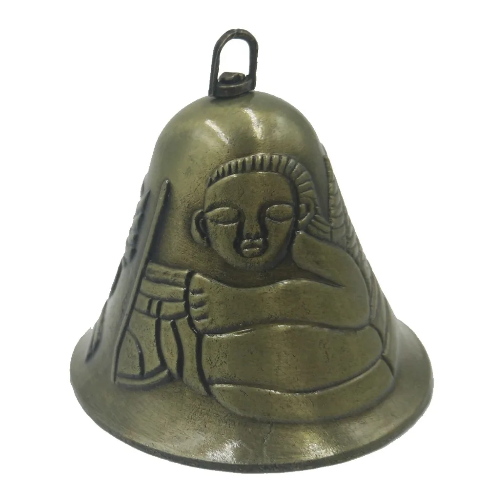 ANGRLY 2 шт. Дракон и Феникс ветер колокольчики Ангел древние часы античное