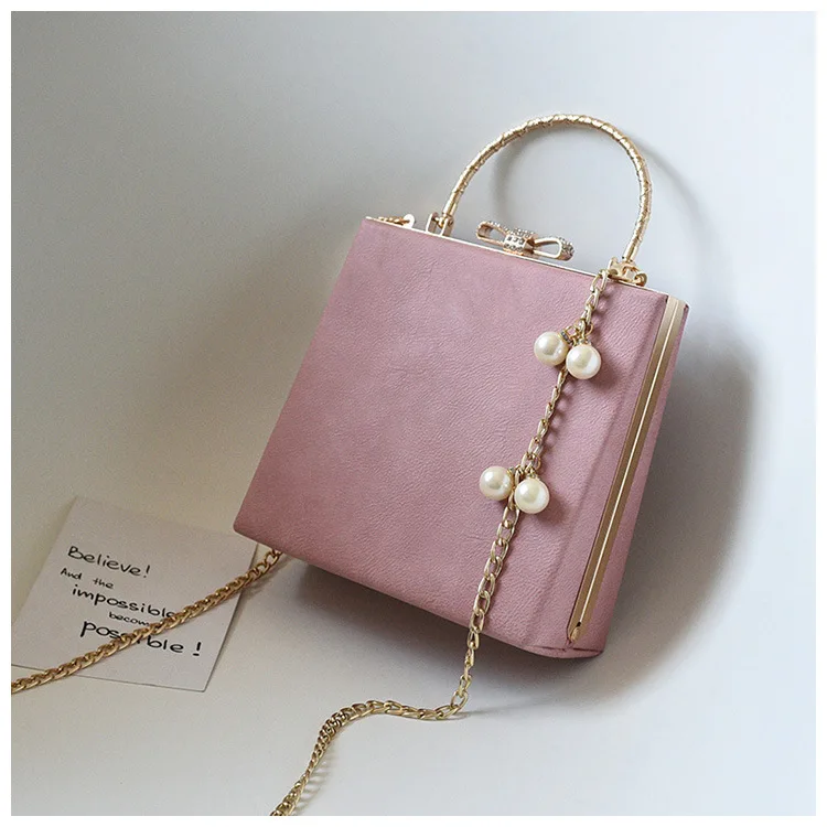 Pure pink Женские сумки через плечо, качество, Роскошные Сумки из искусственной кожи, дизайнерские сумки через плечо - Цвет: Pure pink