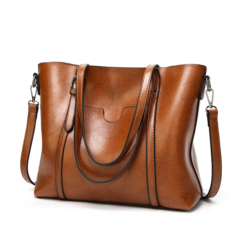 

Women's Handbags new Genuine Leather Bags For Women 2018 Casual Shoulder Ladies Crossbody Vintage Female Messenger Bags N421