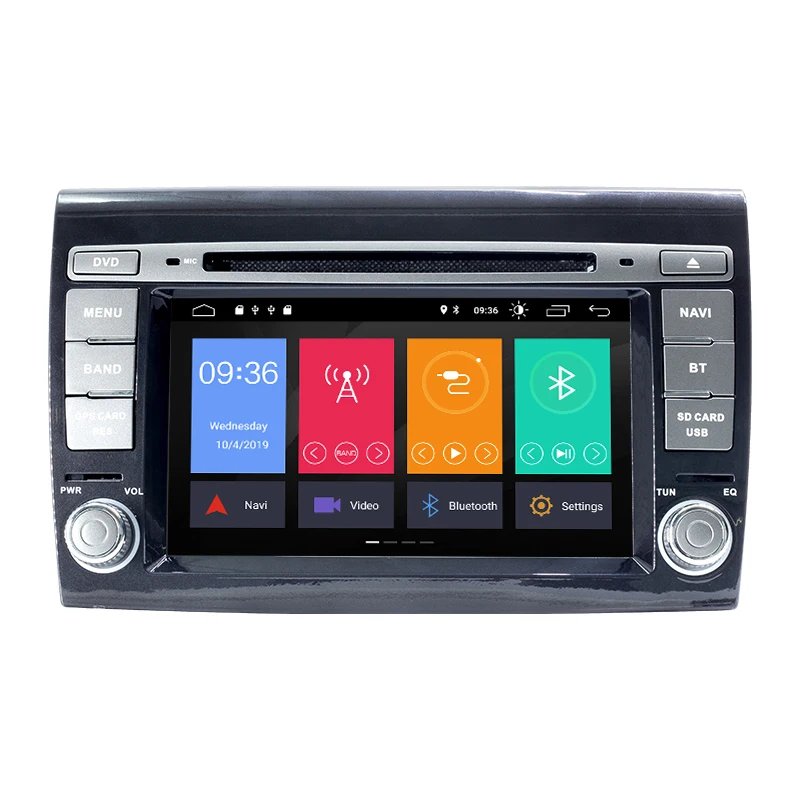 Автомобильный мультимедийный плеер Xonrich 2 Din Android 9 0 для Fiat/Bravo 2007 2008 2009 2010 2011 2012
