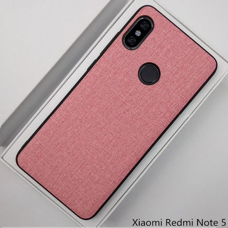 Xiaomi redmi note 5 Edition чехол из жесткого поликарбоната Роскошный Ретро тканевый кожаный мягкий чехол с краями из ТПУ для Xiaomi redmi note 6 78 k20 pro