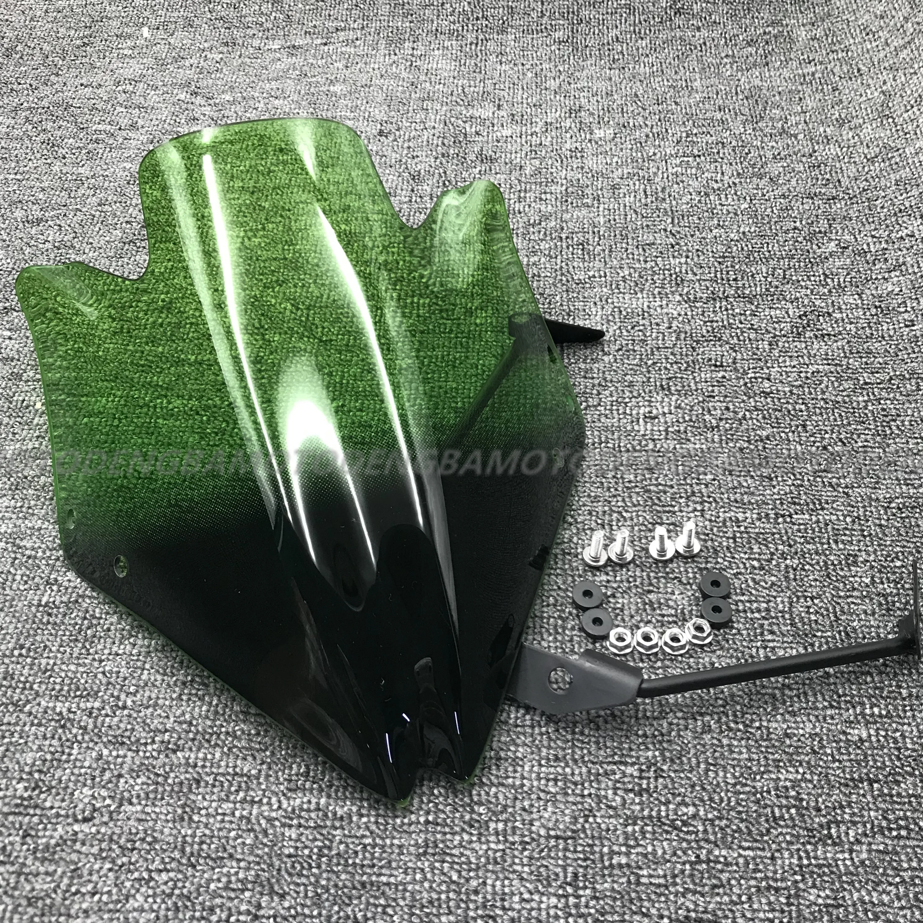 Ветровой экран для мотоцикла двойной пузырьковый с кронштейном Kawasaki Z750 Z750R 2007-2012 |