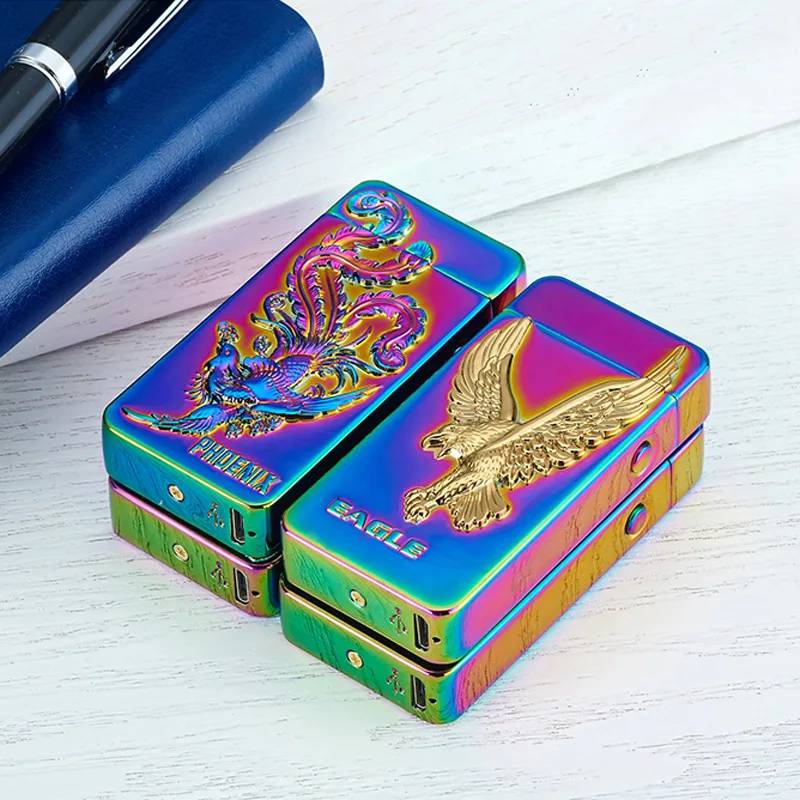 Электрическая плазменная зажигалка с двойной дугой usb-зарядкой eletronic