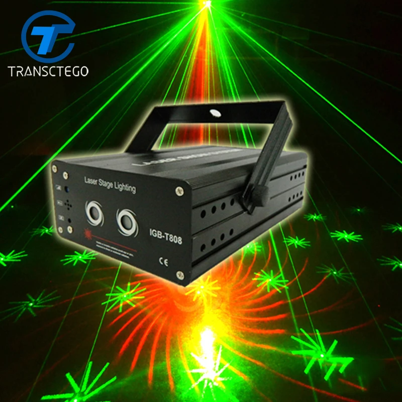 Дискотека светодиодная сценическая лампа лазерный свет 40 моделей красный