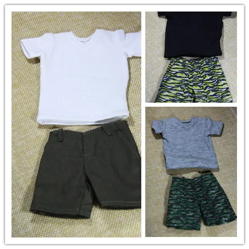 

1/6 Scale Figure doll Accessory male clothes T-shirt+shorts for 12" Action figure doll,not include doll and other 16B2835