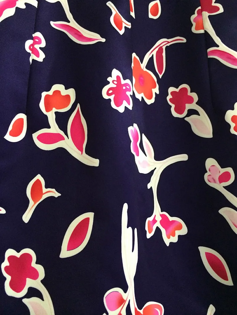 Новинка 2017 года Для женщин Poppy Модные принты трапециевидной формы dres1566 | Женская