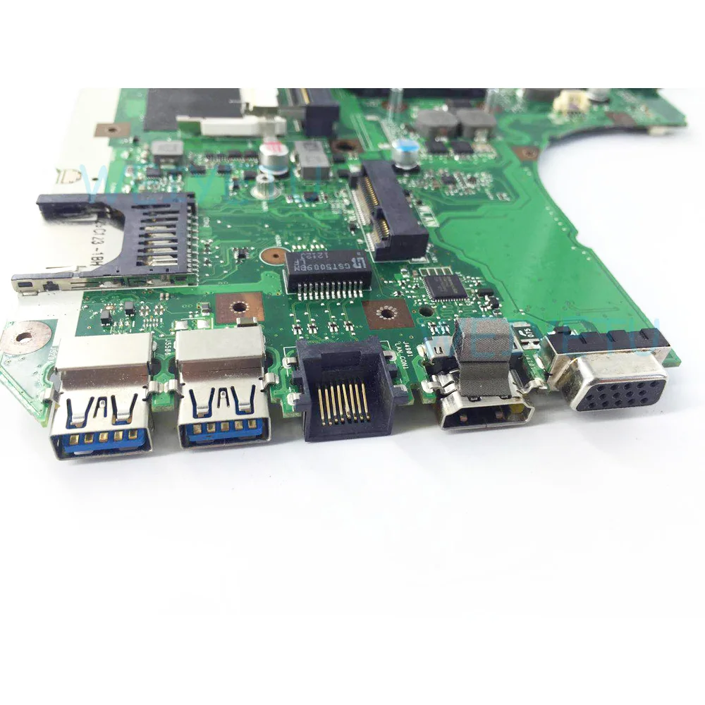K55VD материнская плата для ASUS K55 K55V Intel ноутбук s989 HM76 60 N8DMB1701 B04 2 ГБ Rev 3 0|Компьютерные