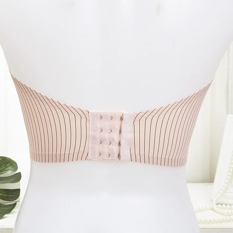 Summer Women Sexy Bra Casual Tank Top Sexy Wrapped Chest Bras Strapless Crop Tops