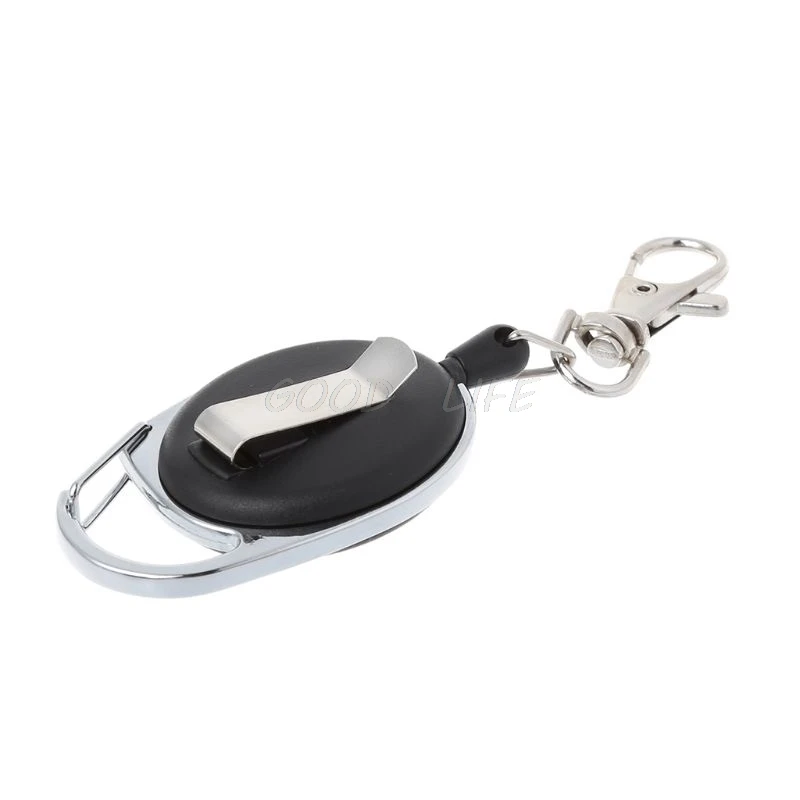 Оптовая продажа 60 см выдвижная катушка Регулируемый трос брелок анти-потеря