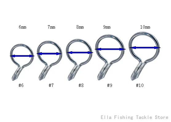 Набор направляющих для удочек серии OSG комплект из 10 запчастей (50 шт.) ремонта