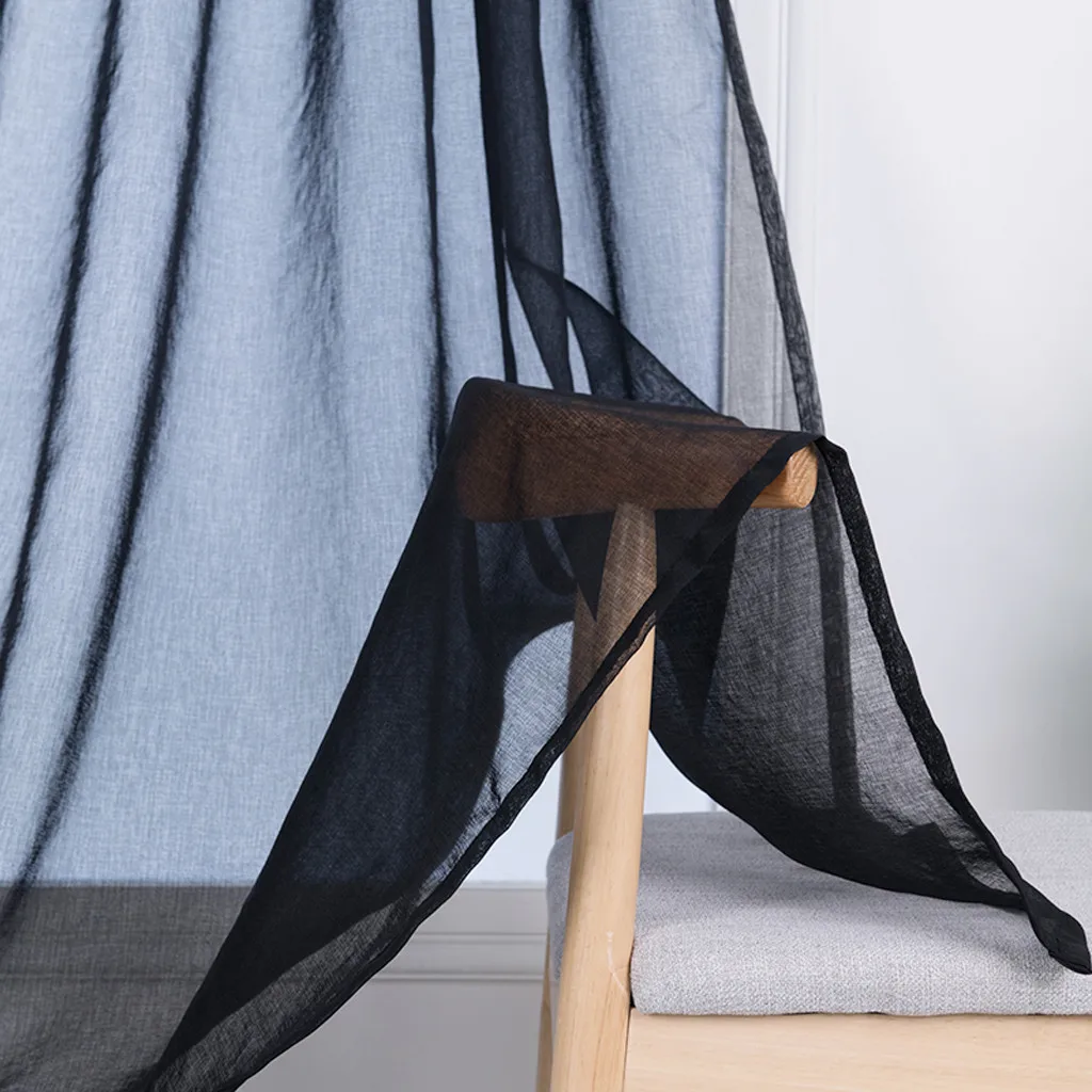 Занавеска из тюля с листьями драпировка вуали для окон 2 панельные ткани