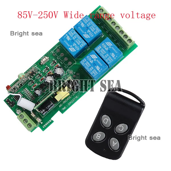 Горячие оптовые цены 4CH 85V ~ 250V RF широкий диапазон напряжения Многофункциональный