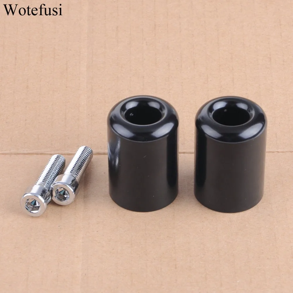 

Wotefusi черные стержни для рукоятки, колпачки для захвата для 2006 2007 Kawasaki Ninja ZX 10R [PA490]