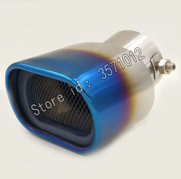 Для Benz smart fortwo 2009 2010 2011 Автомобильный глушитель наружная Концевая труба посвящает выхлопной наконечник из нержавеющей стали Хвостовая розетка орнамент - Цвет: A0070Ba63-1