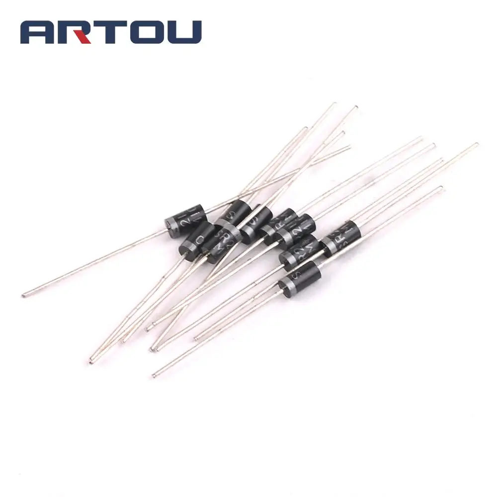 50 шт. выпрямительный диод Шоттки SR2100 2 А 100 в|rectifier diode|diode 2aschottky barrier |