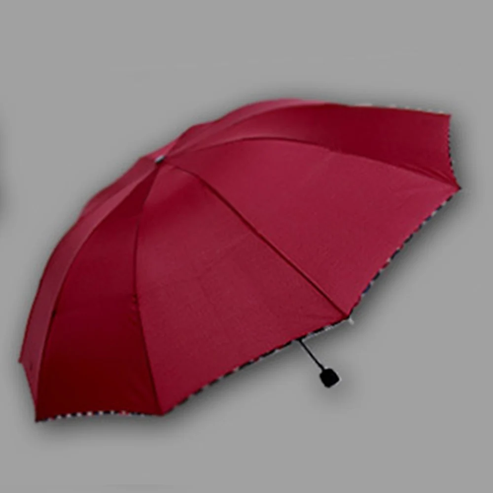 Umbrella Folding Anti-wind Men And Women With Ten Bones To Reinforce The Large Business Creative Rain Students | Дом и сад