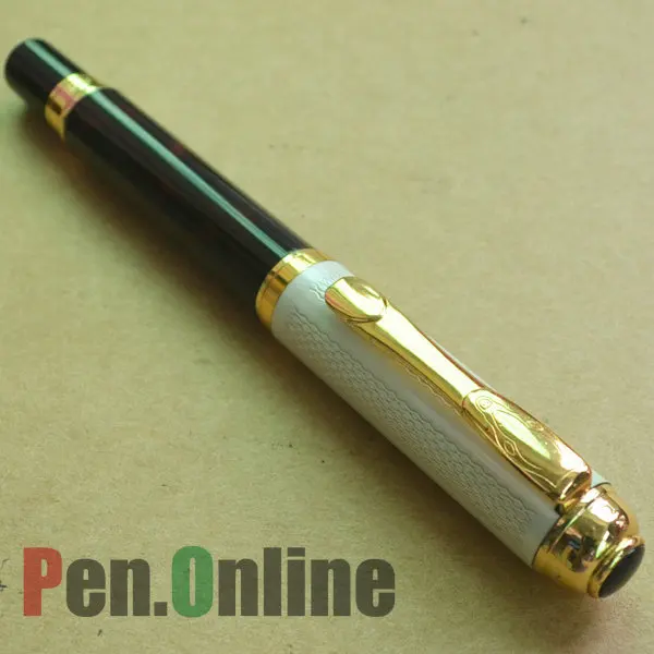 Роликовая шариковая ручка новинка DIKAWEN 821 винный мрамор белая крышка высокое