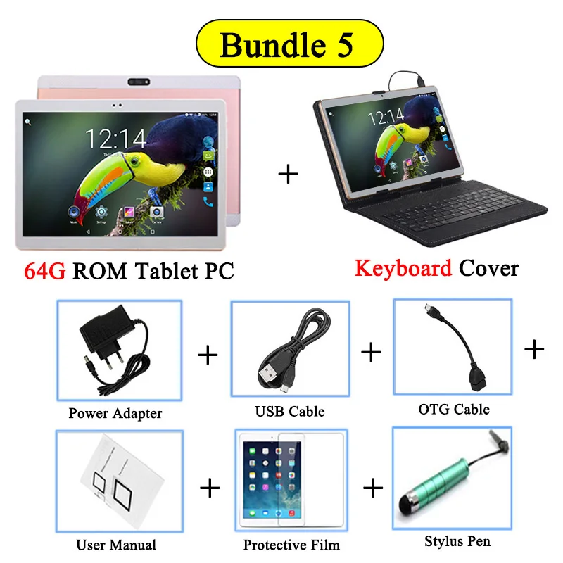 64GB ADD KEYBOARD Глобальный планшет, ОС Android 8,0, 10 дюймов, планшет, 3G, 4G, FDD, LTE, четыре ядра, 4 Гб ОЗУ, 64 Гб ПЗУ, ips, две sim-карты, телефон, планшет, средние планшеты, 10,1 - Комплект: 64GB ADD KEYBOARD
