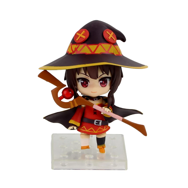 A opp bag Комиксы аниме KonoSuba Божье благословение на этом чудесном мире 2 Megumin Nendoroid 725# Фигурки игрушки - Цвет: A opp bag
