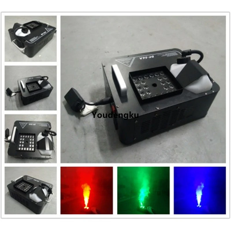 

Stage Party Wedding dj disco RGB DMX Remote Control 512 Vertical Fog LED 1500w fog machine