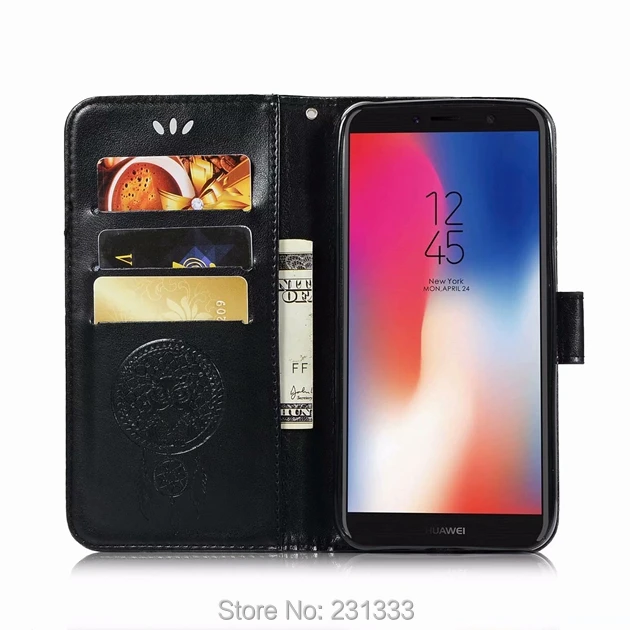 Чехол Кошелек C ku с рисунком совы для Huawei Y6 2018 Y7 Y5 Y9 Honor 10 P Smart P20 LITE PRO 1