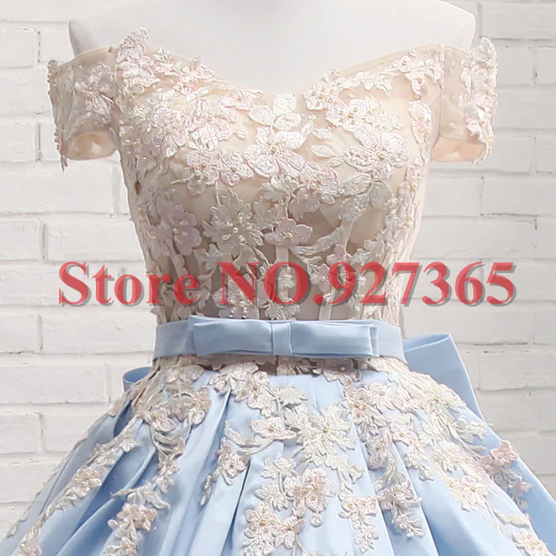 Vestido de festa светло-голубое атласное вечернее платье длинное со шлейфом De Soiree Vestidos