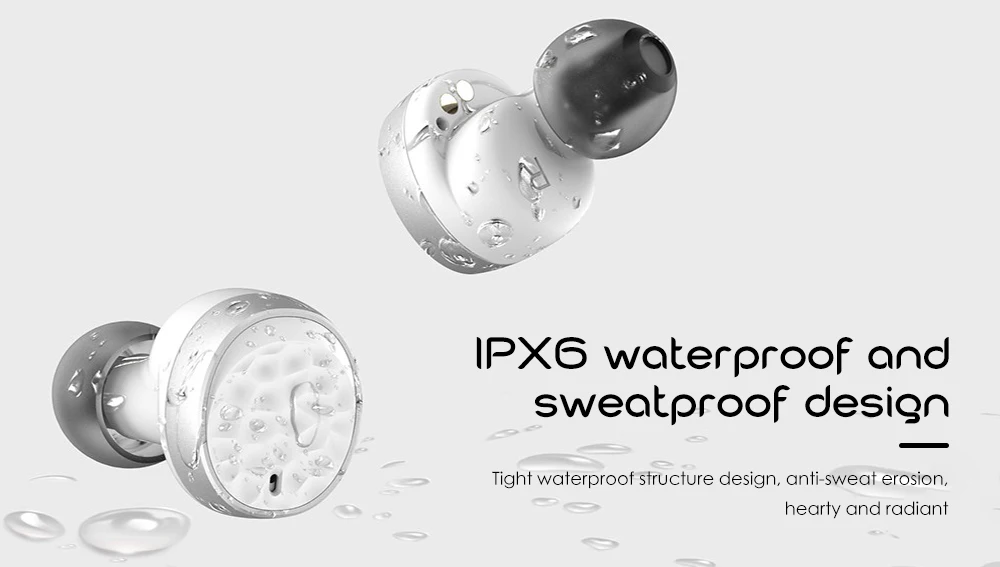 Оригинальные наушники Padmate T5 TWS Bluetooth, беспроводные наушники, водонепроницаемые наушники IPX6 с микрофоном, микрофоном, сенсорным управлением